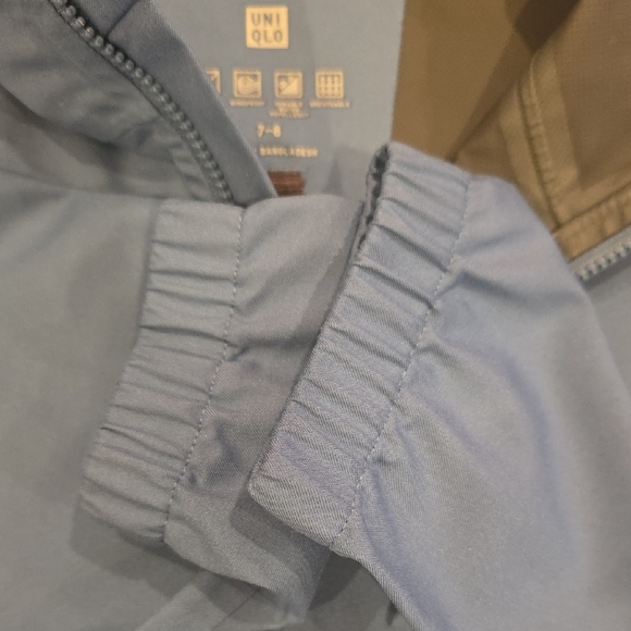 Kids Uniqlo Blue Hooded Jacket A1 - Picture 3 of 4